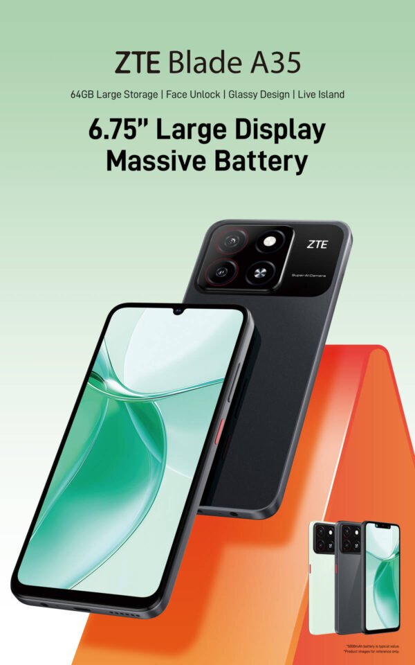 ZTE Blade A35 6GB(2+4GB)/64GB (Black) - Image 2